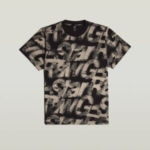 G Star Sprayed Letters T Shirt XL